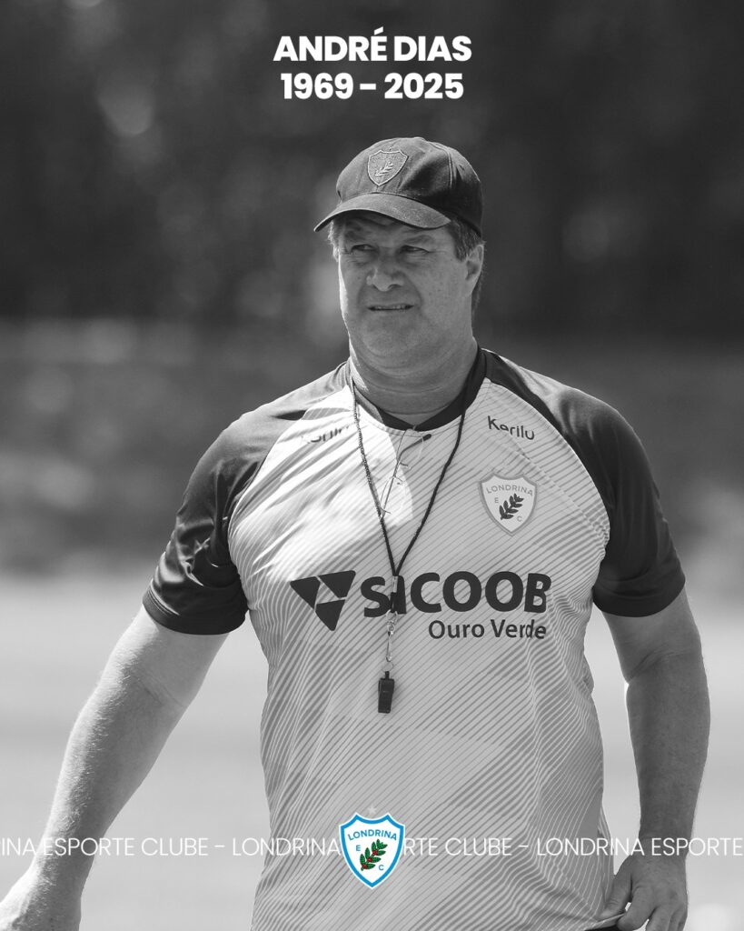 oto do ex-goleiro André Dias, campeão pelo Londrina e ABC, falecido em junho de 2025.